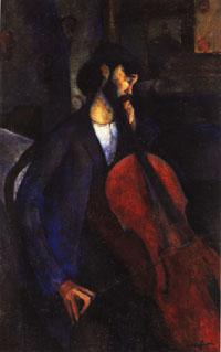 Amedeo Modigliani The Cellist